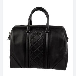 Givenchy Black Quilted Leather Lucrezia, Medium